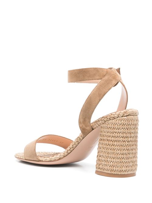 Taupe calf suede sandal GIANVITO ROSSI | G3246985RICCBLCMNA